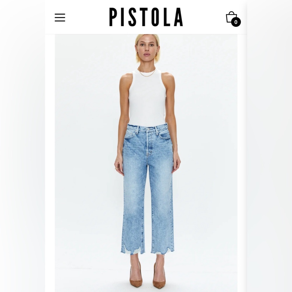 Pistola Cassie Crop Jeans, NWT, size 26